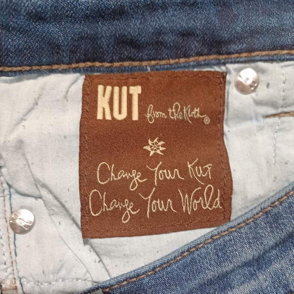 KUT FROM THE KLOTH 'Catherine' Mid-Rise Distressed Boyfriend Jeans - Picture 5 of 11